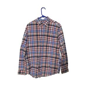 Saddlebred Vintage Oxford Men’s size Medium Plaid Button Down Dress Shirt
